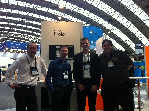 Ben, Mark, Robin and me